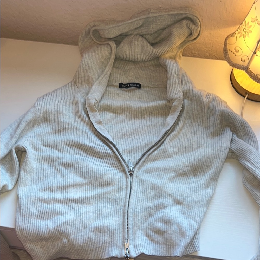 Brandy Melville Light Gray Sweater